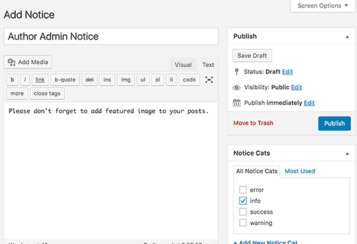 addnotice