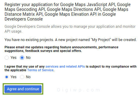  افزونه API key for Google Map
