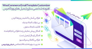 افزونه سفارشی سازی ایمیل های ووکامرس WooCommerce Email Template Customize